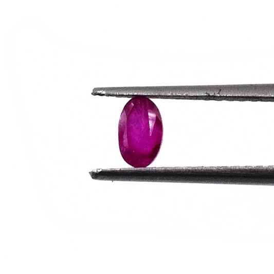 Natural African Untreated Ruby Calibrated Ovals | 3x5mm & 4x6mm
