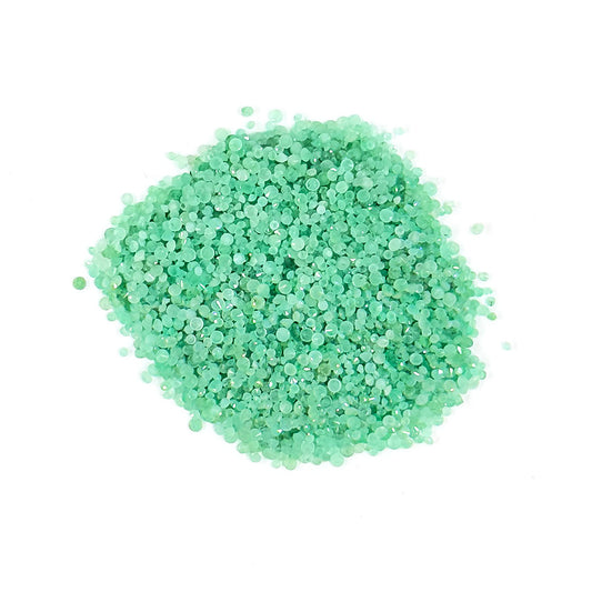 Natural Zambian Emerald Calibrated Diamond Rounds 2mm