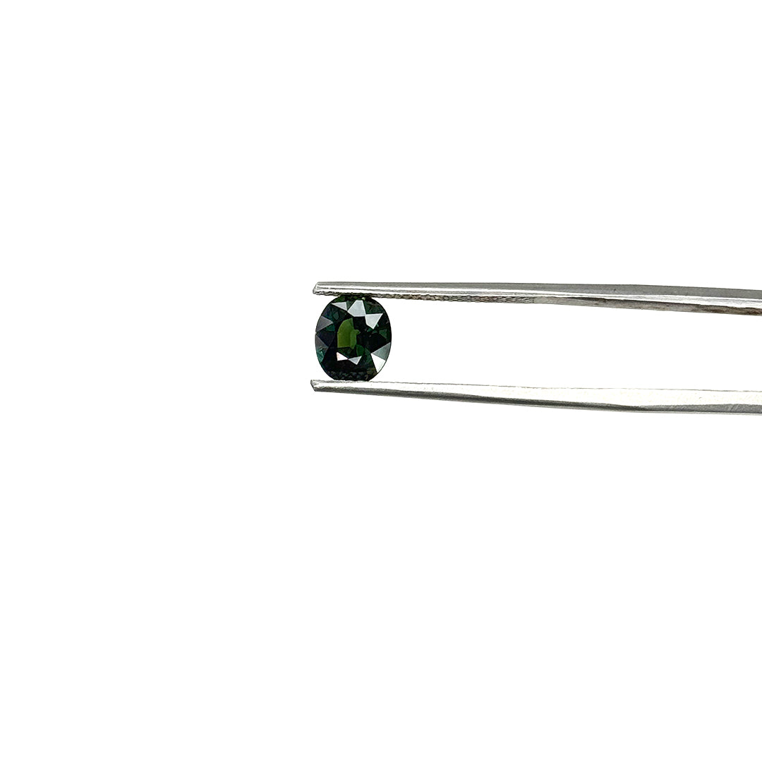 Natural Untreated Teal Sapphire Ovals 2.22cts