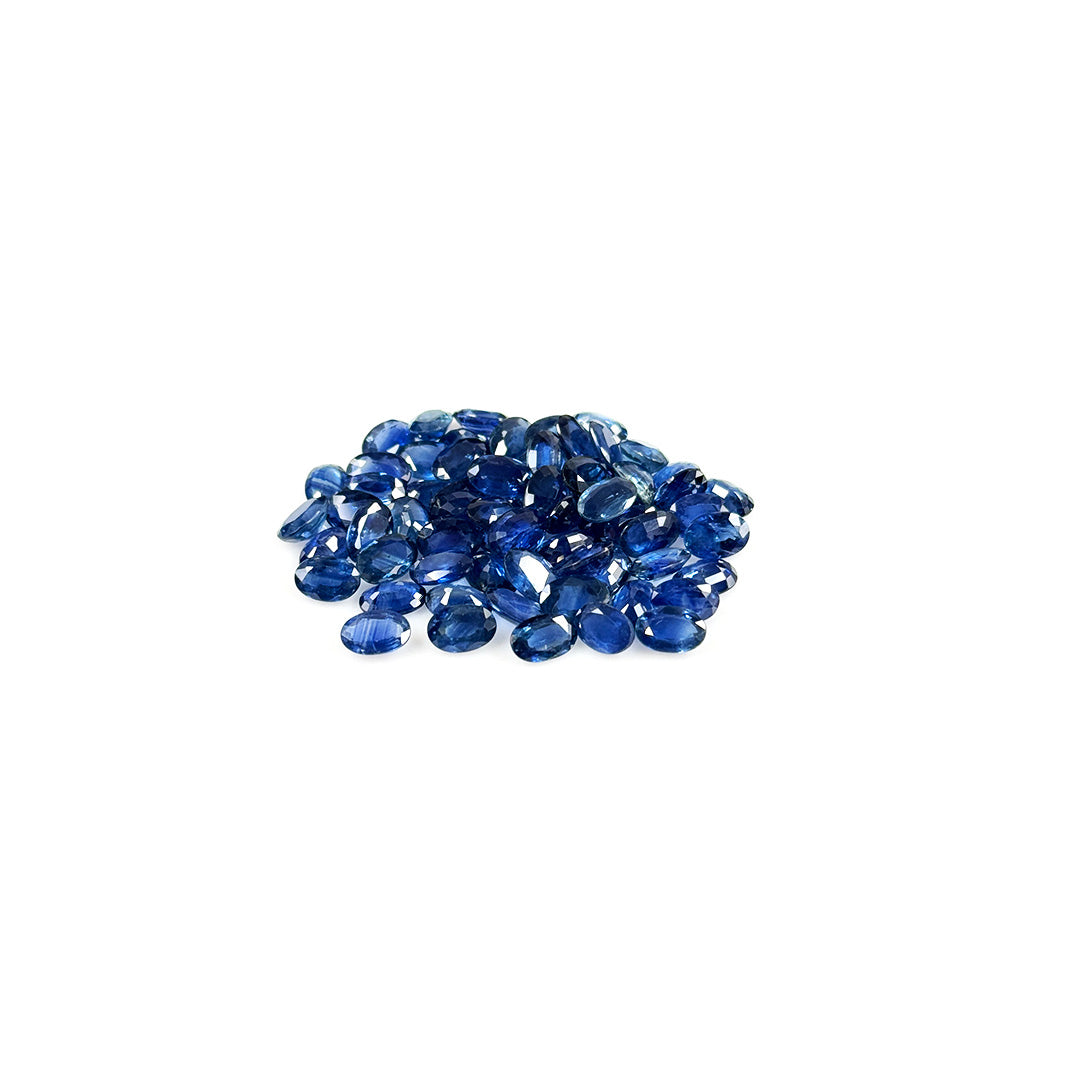 Natural Untreated Blue Sapphire Calibrated Ovals | 3x5mm & 6x4mm
