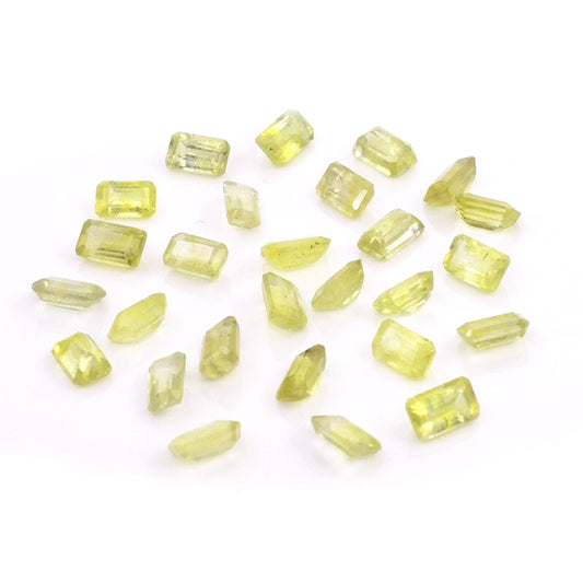 Natural Bangkok Yellow Sapphire Calibrated Octagons | 7x9mm & 8x10mm