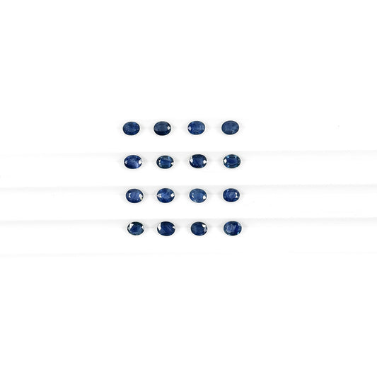 Natural Untreated Blue Sapphire Calibrated Ovals | 5x6mm & 6x8mm