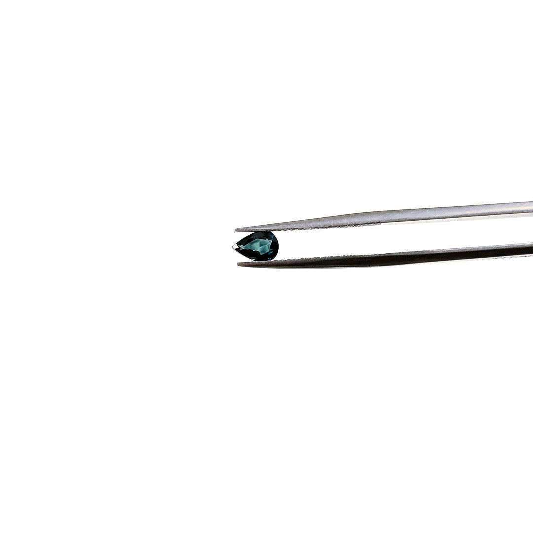 Natural Untreated Teal Sapphire Calibrated Pears | 3x5mm & 6x4mm