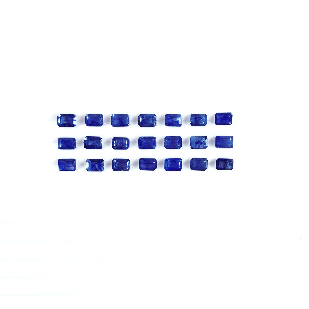 Natural Bangkok Blue Sapphire Calibrated Octagons | 7x5mm & 6x8mm
