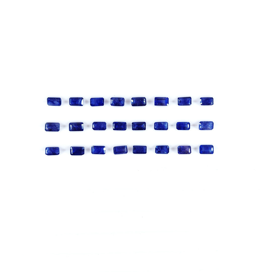 Natural Bangkok Blue Sapphire Calibrated Octagons | 3x5mm & 6x4mm