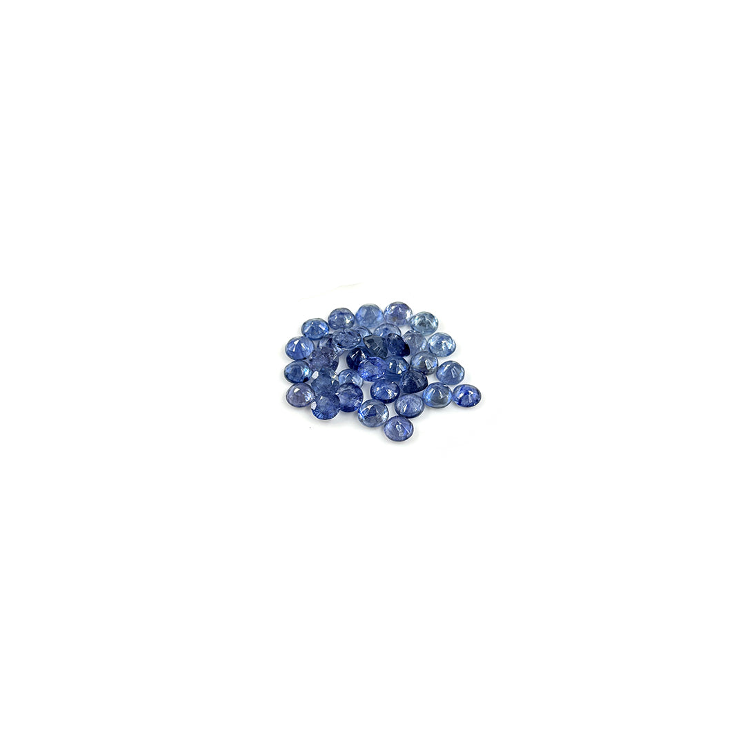 Natural Bangkok Blue Sapphire Calibrated Rounds | 7mm & 8mm