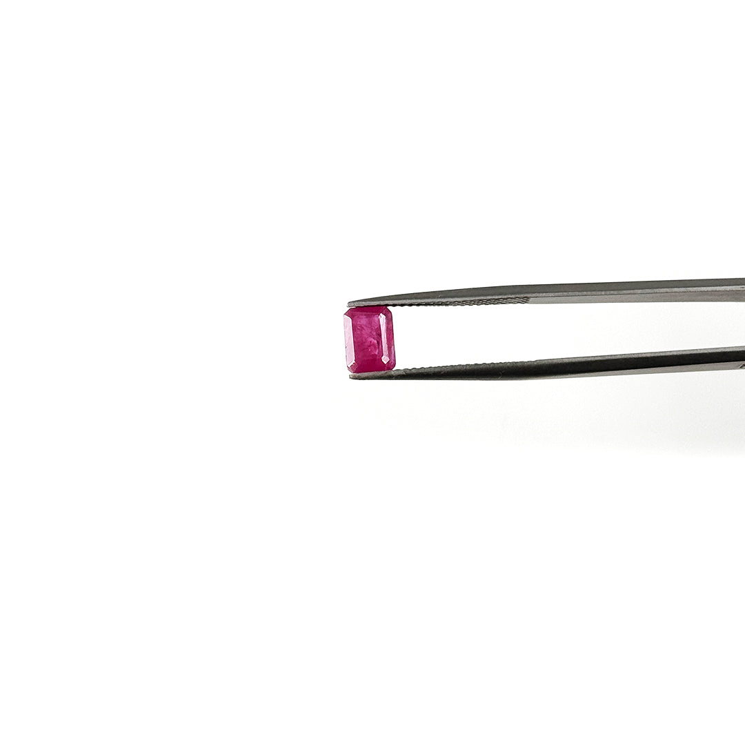 Natural African Untreated Ruby Calibrated Octagon | 7x5mm & 6x8mm