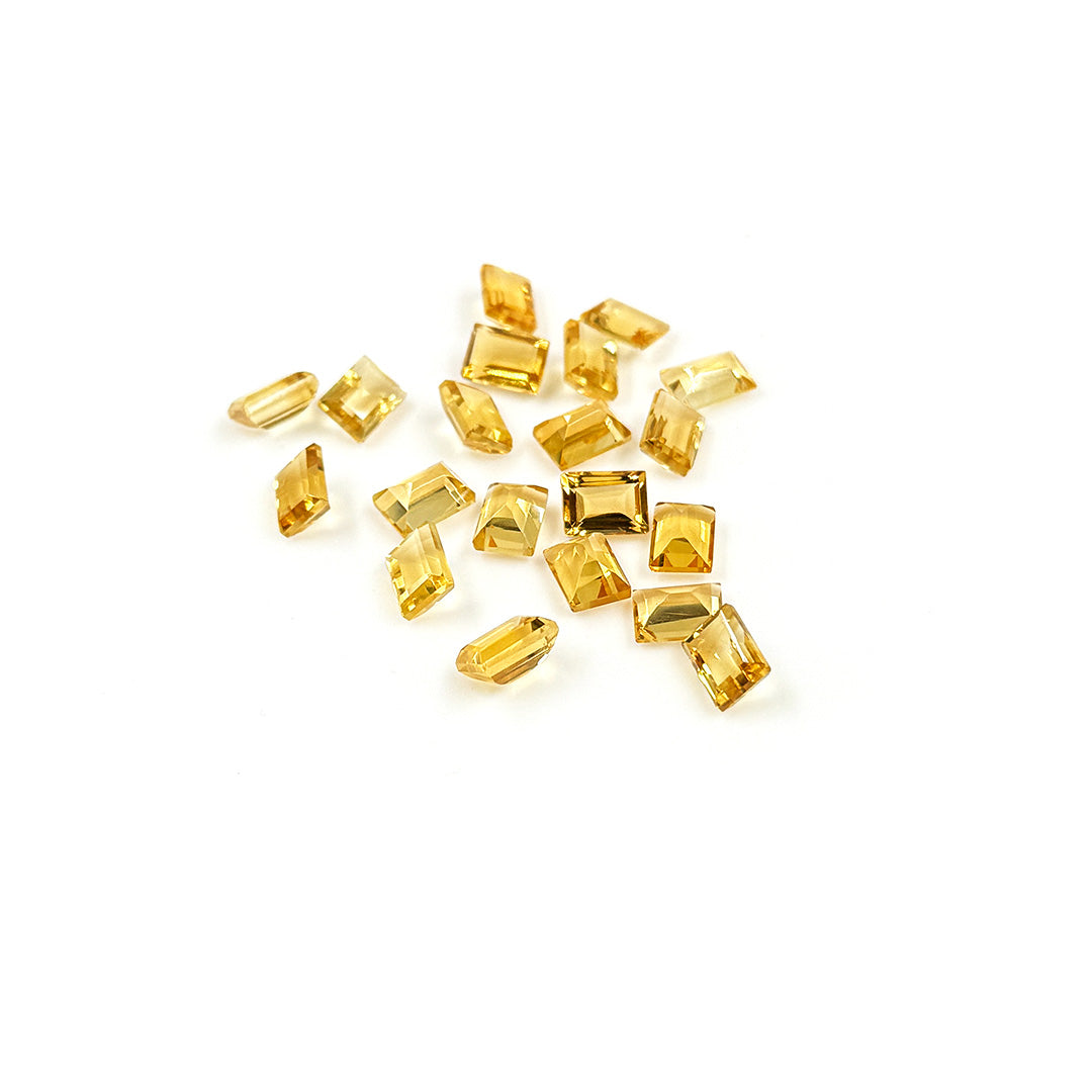 Natural Citrine Calibrated Baguettes | 5x7mm & 6x8mm
