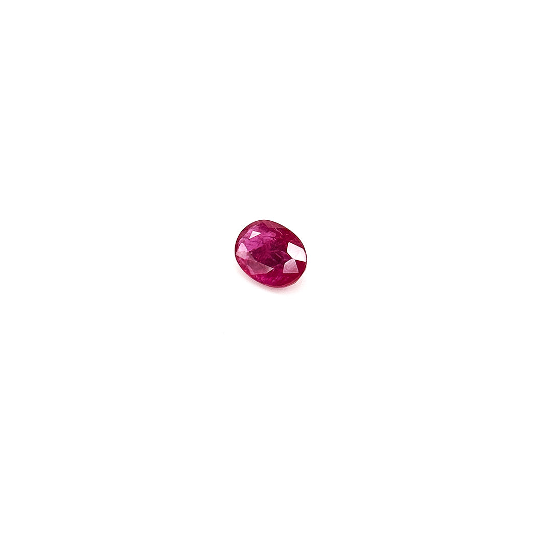 Natural Mozambique Untreated Ruby Ovals 2.92cts
