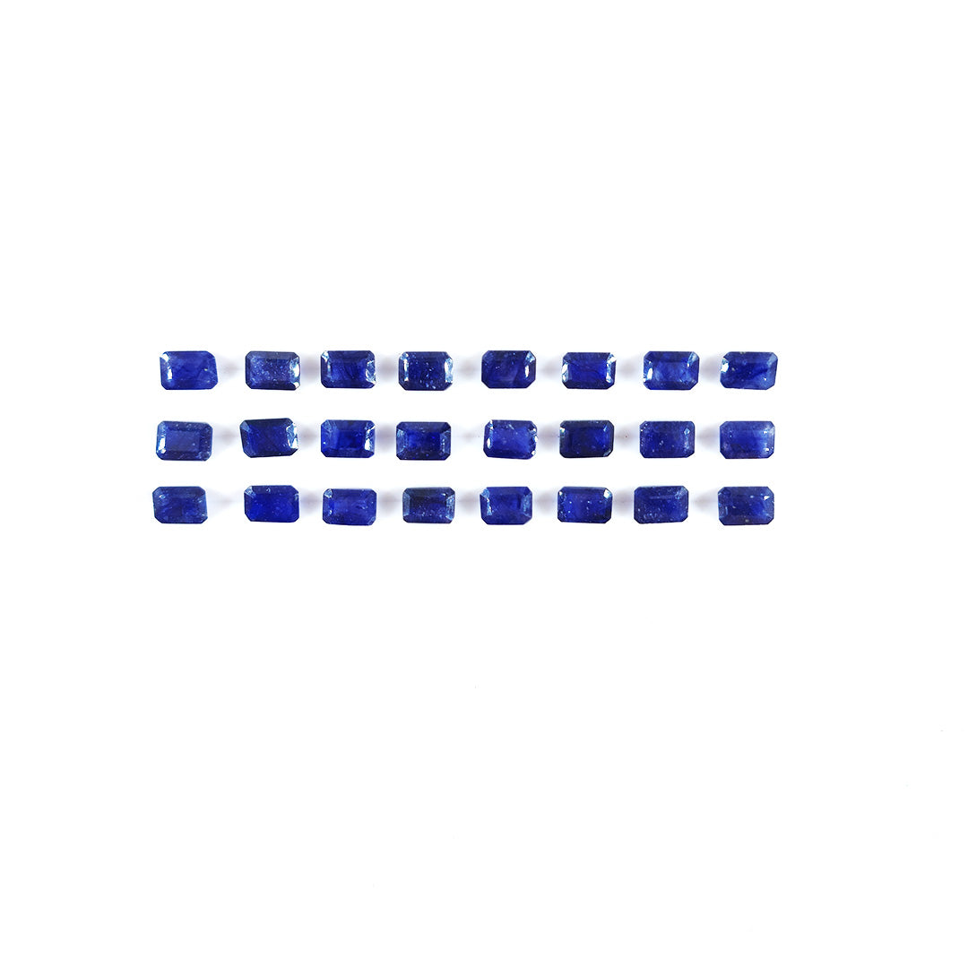 Natural Bangkok Blue Sapphire Calibrated Octagons | 7x5mm & 6x8mm