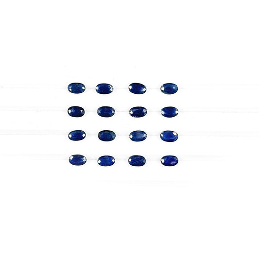 Natural Untreated Blue Sapphire Calibrated Ovals | 3x5mm & 6x4mm