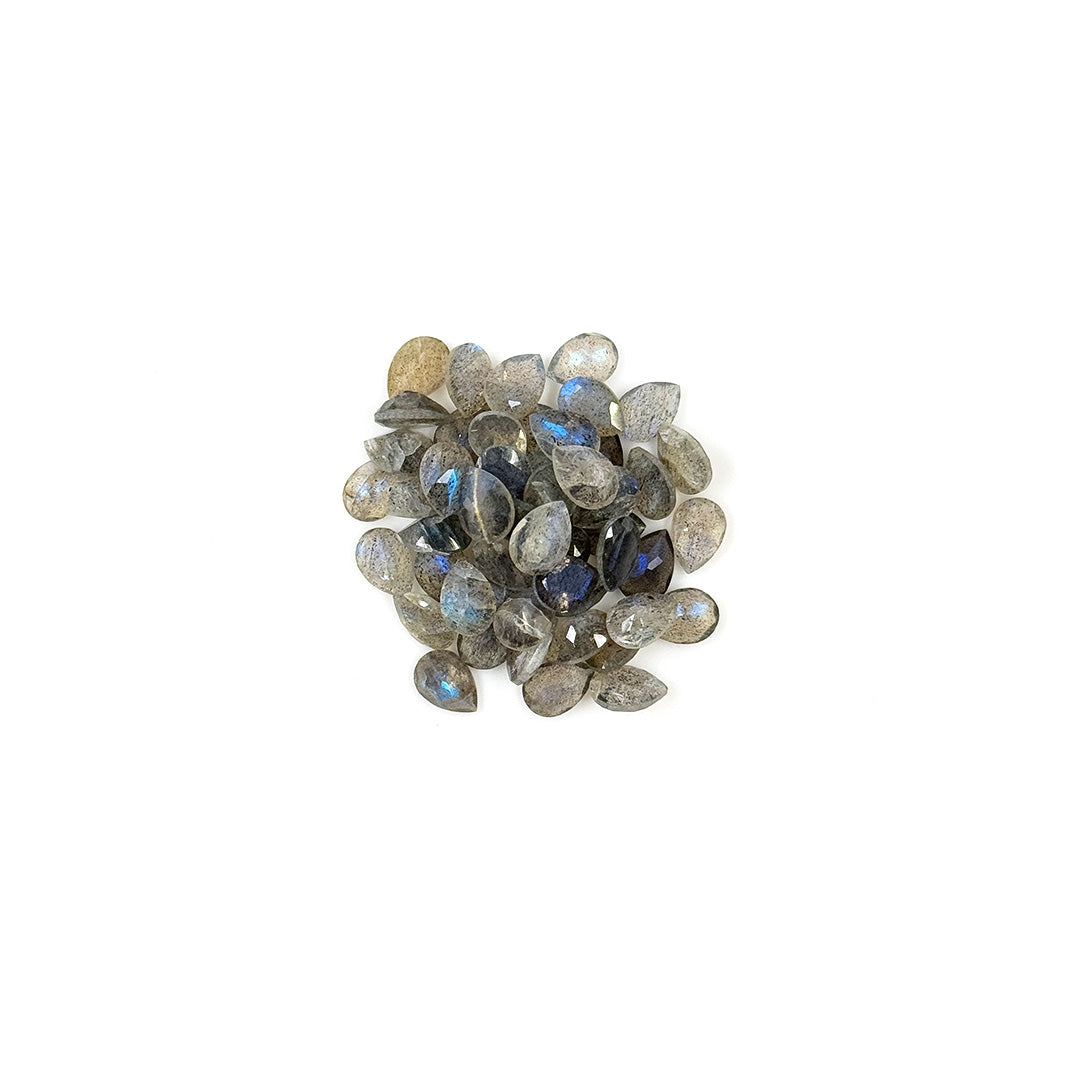 Natural Labradorite Calibrated Pears | 7x9mm & 8x10mm