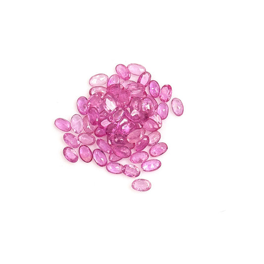 Natural Mozambique Pink Sapphire Calibrated Ovals | 3x5mm & 4x6mm