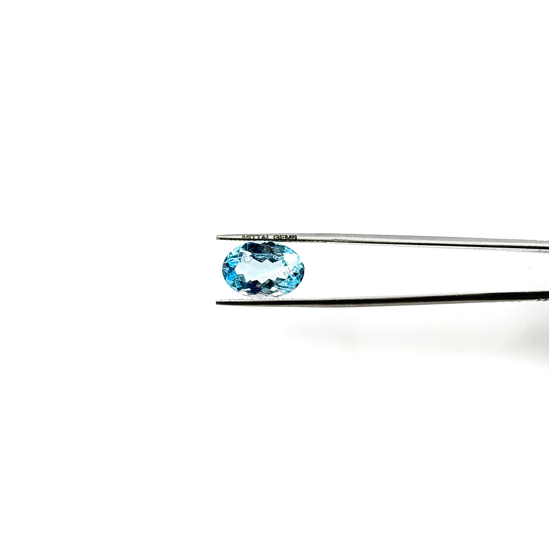 Natural Blue Topaz Calibrated Ovals 10x14mm