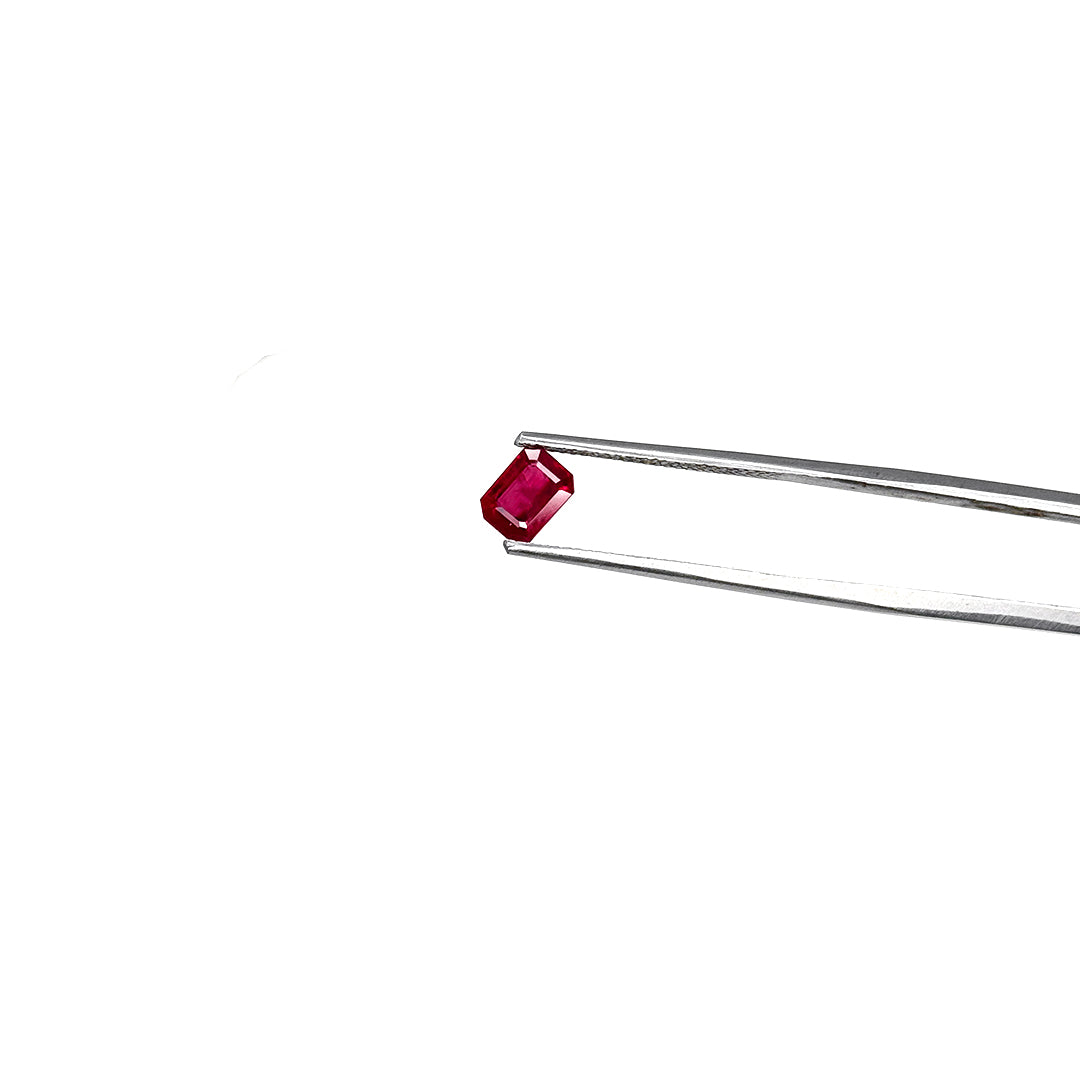 Natural Burma Untreated Ruby Octagons 1.25cts