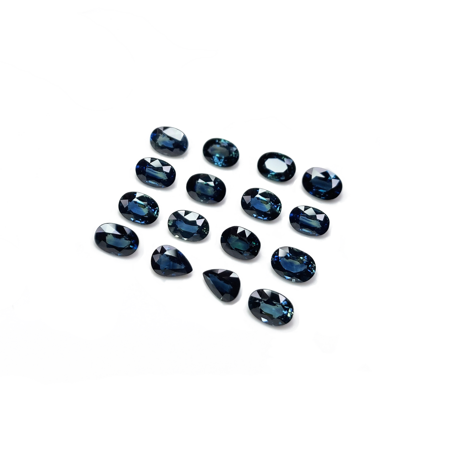 100% Natural Blue Sapphire Heated Calibrated Ovals | 6x8mm