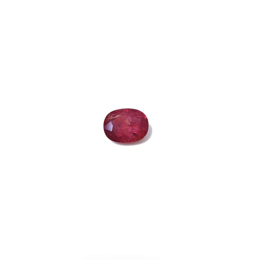 100% Natural Unheated 6.52cts Ruby