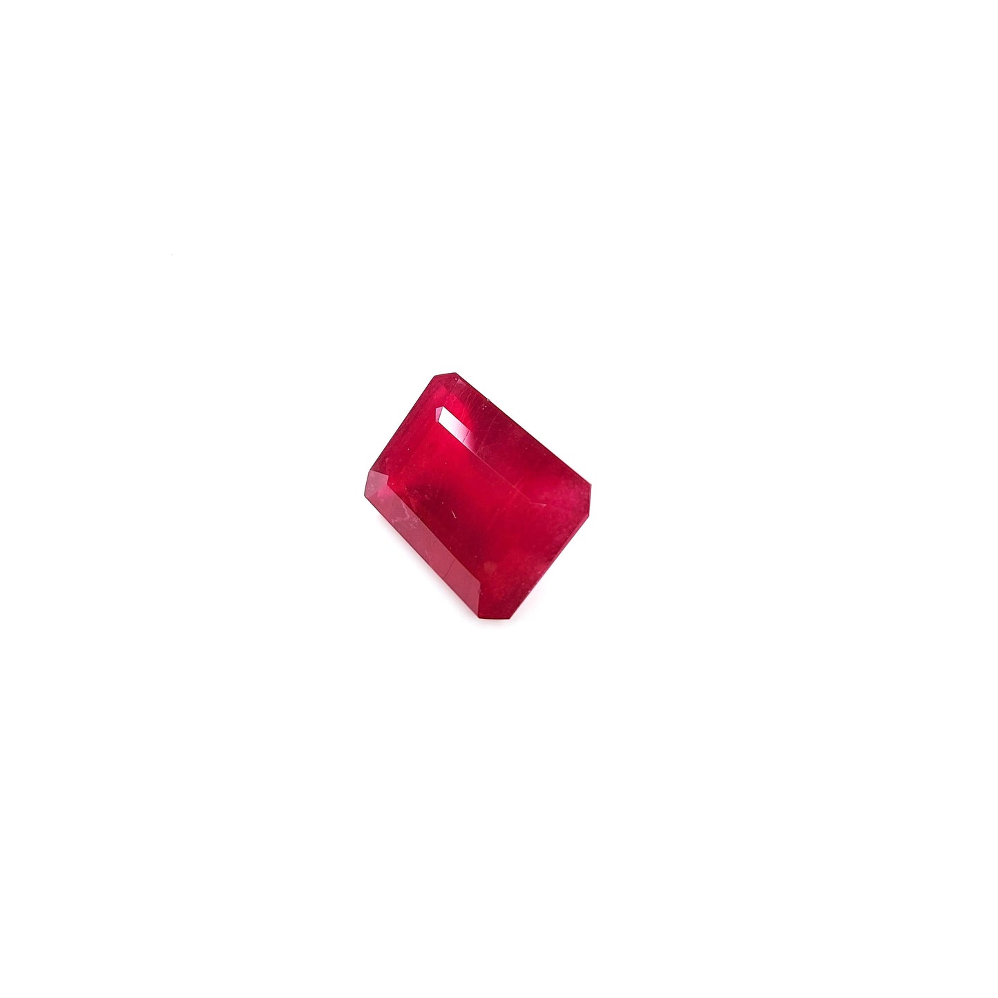 Natural Ruby Octagon Fissure Filled | 43.92cts