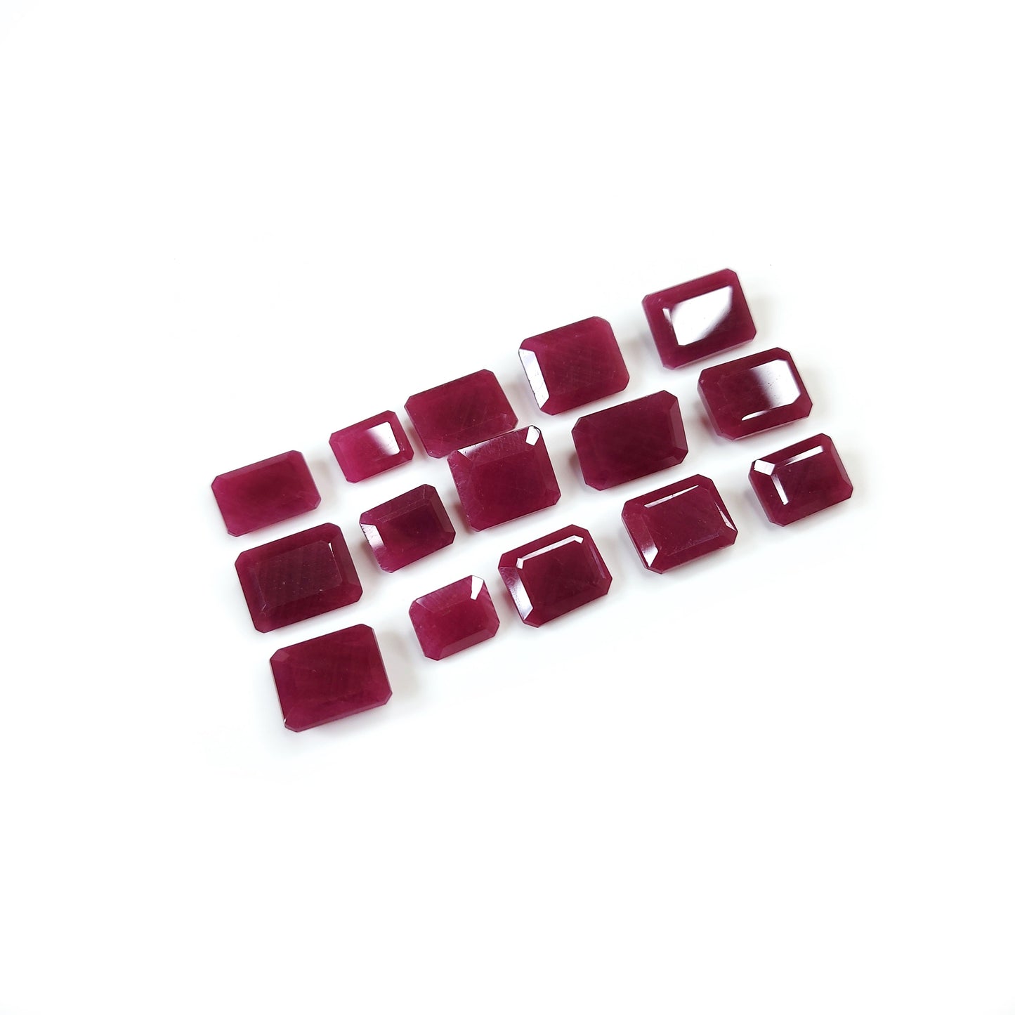 Natural African Untreated Ruby Octagons | 3cts - 7cts