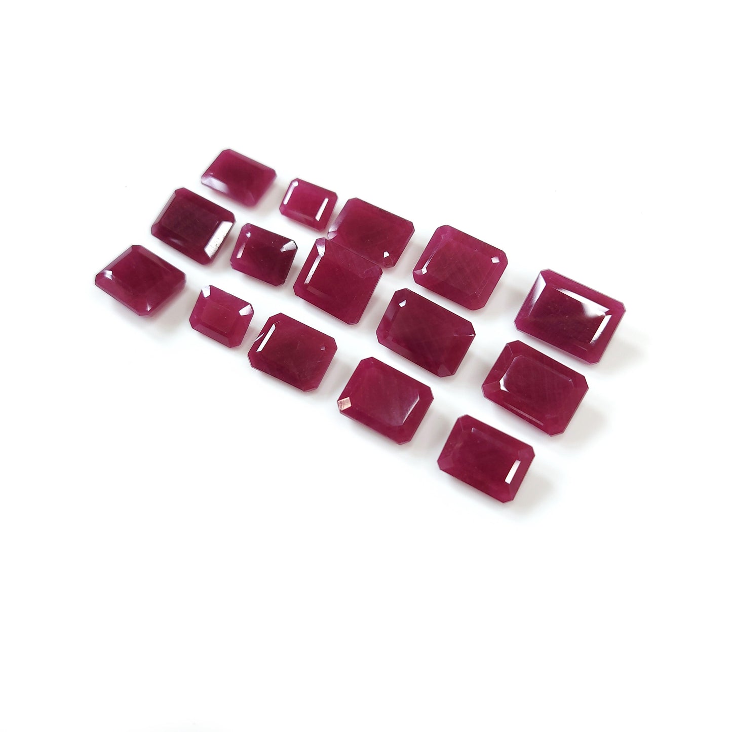 Natural African Untreated Ruby Octagons | 3cts - 7cts