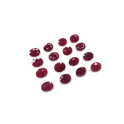 100% Natural Unheated African Ruby Ovals