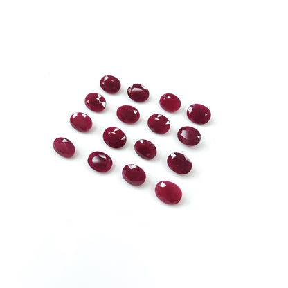 100% Natural Unheated African Ruby Ovals