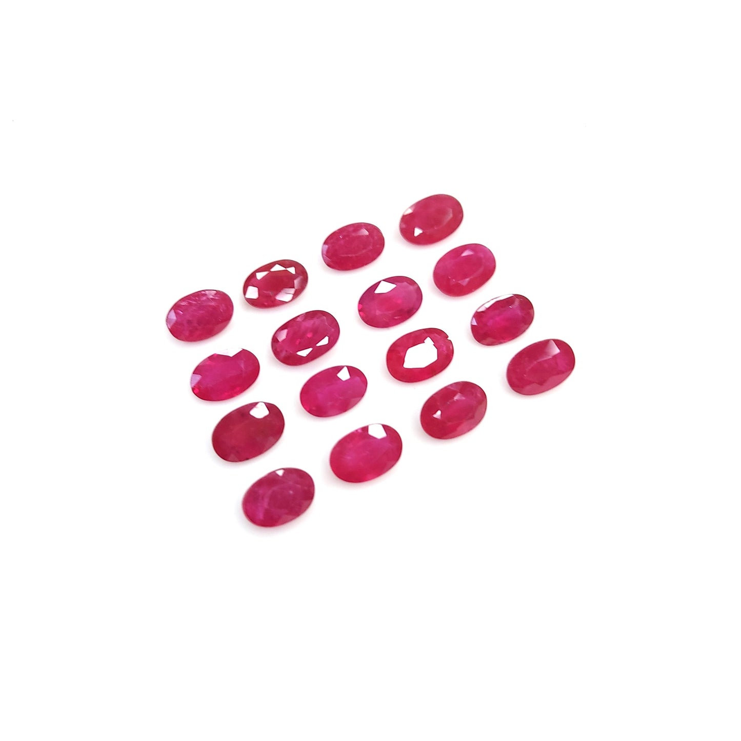 Natural Mozambique Untreated Ruby Calibrated Ovals | 3x5mm & 6x4mm