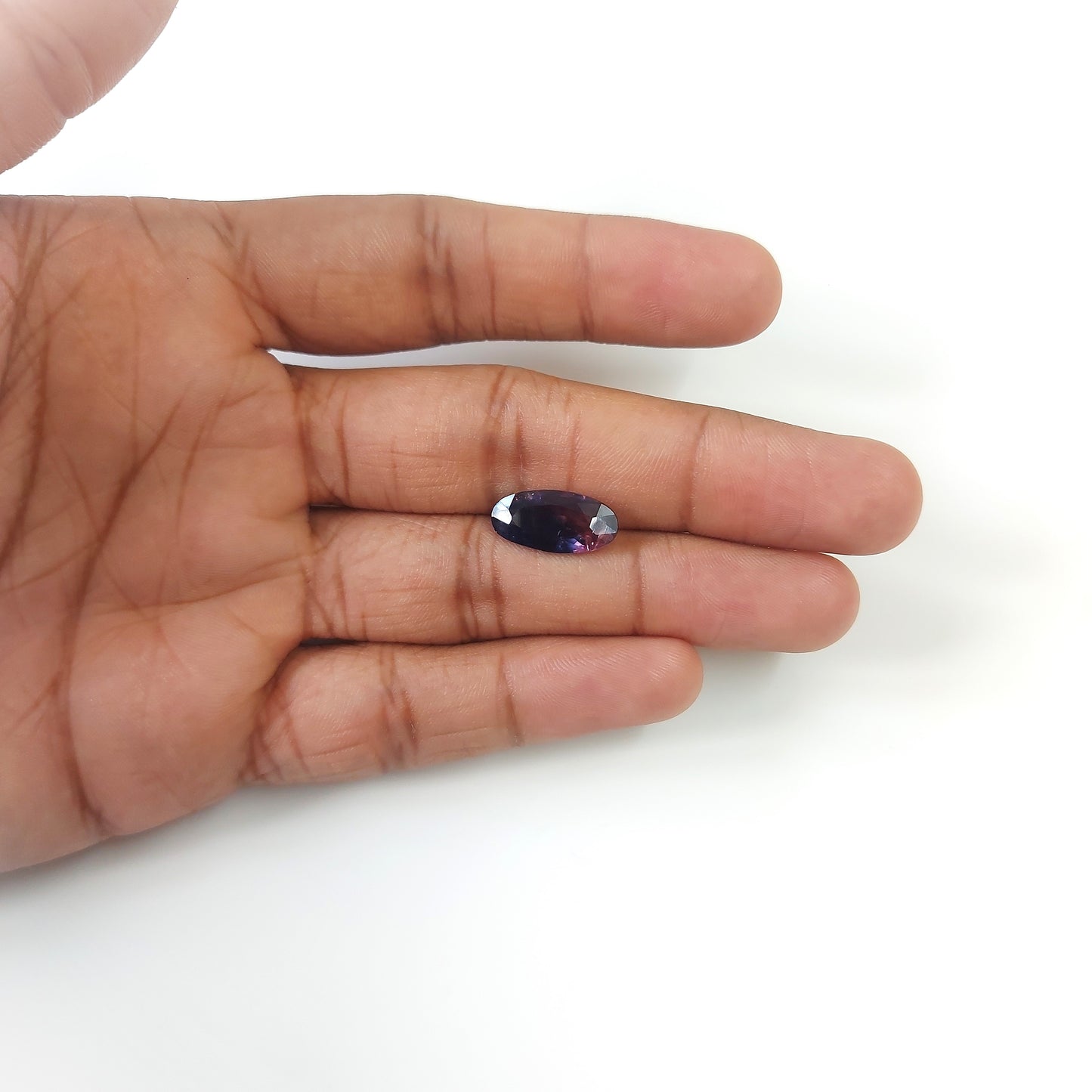 100% Natural Unheated Blood Blue Sapphire Oval | 5.94cts