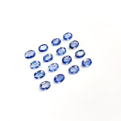100% Natural Blue Sapphire Heated Calibrated Ovals