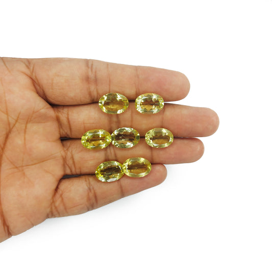 Natural Lemon Quartz Calibrated Ovals | 10x12mm & 10x14mm