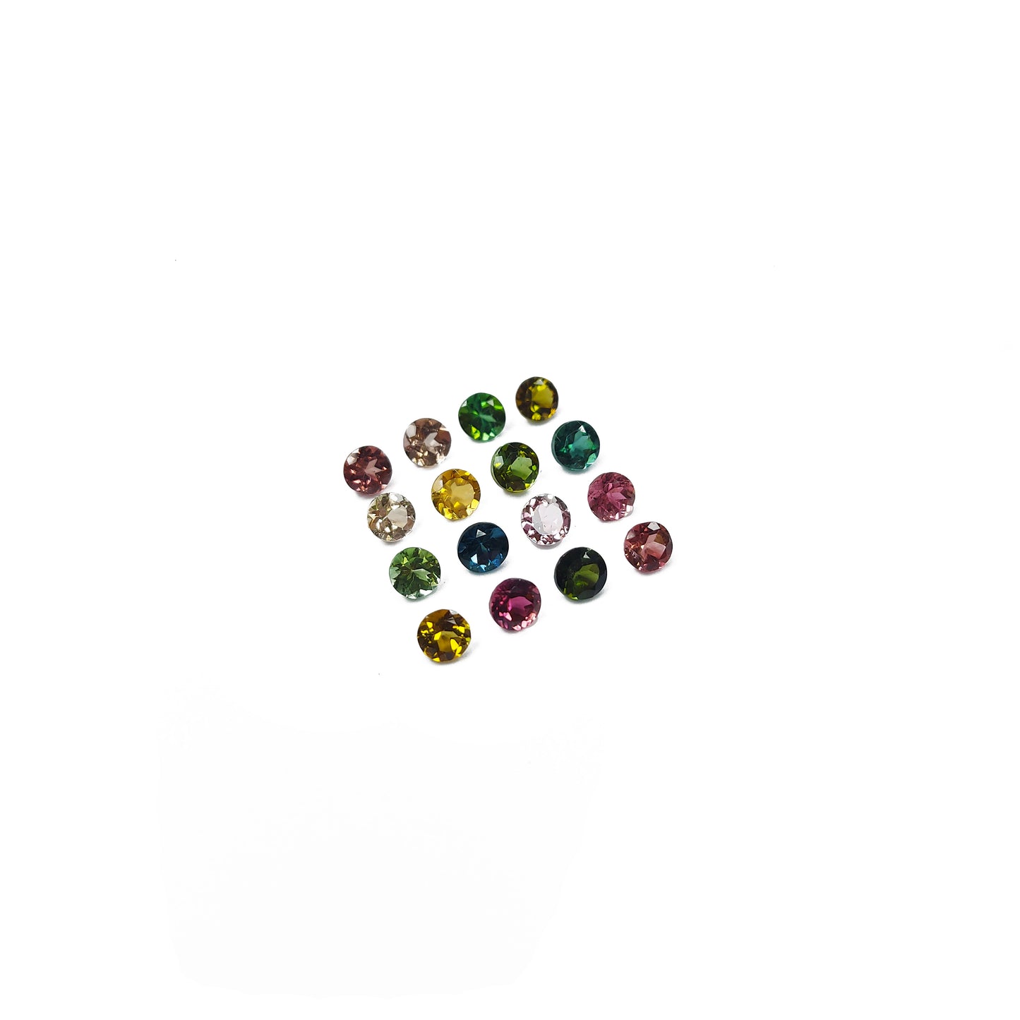 100% Natural Tourmaline Multi Color Calibrated Rounds | 20cts Lot