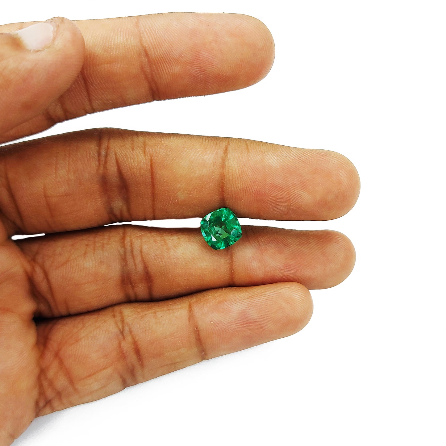 100% Natural Zambian Emerald Cushion | 2.25cts