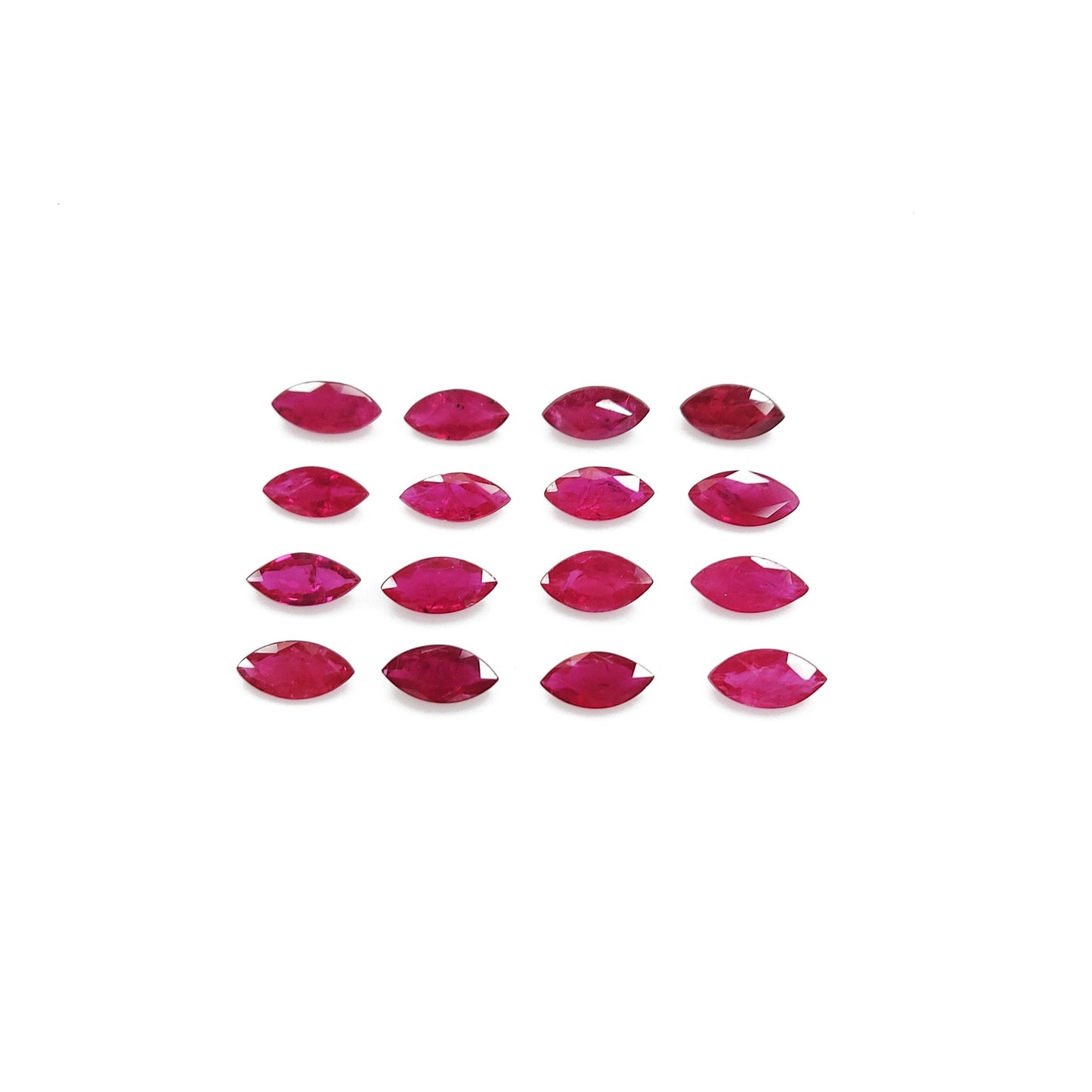 100% Natural Ruby Heated Calibrated Marquise