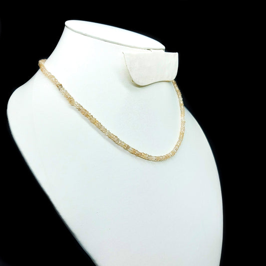 Natural Zircon Faceted Beads Necklace