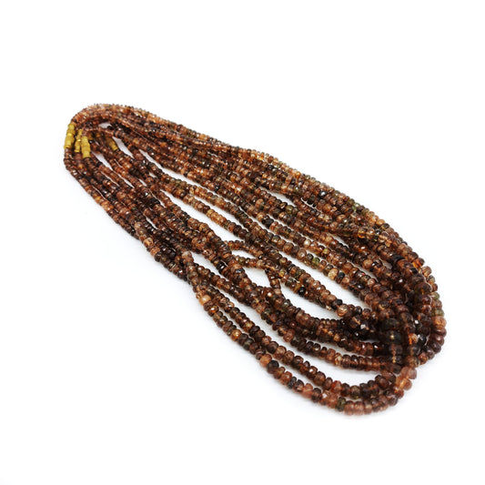 Natural Endosite Faceted Beads Necklace