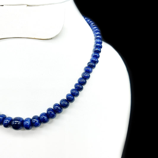 Natural Blue Sapphire Deyd Necklace | Gradual (6-11mm)