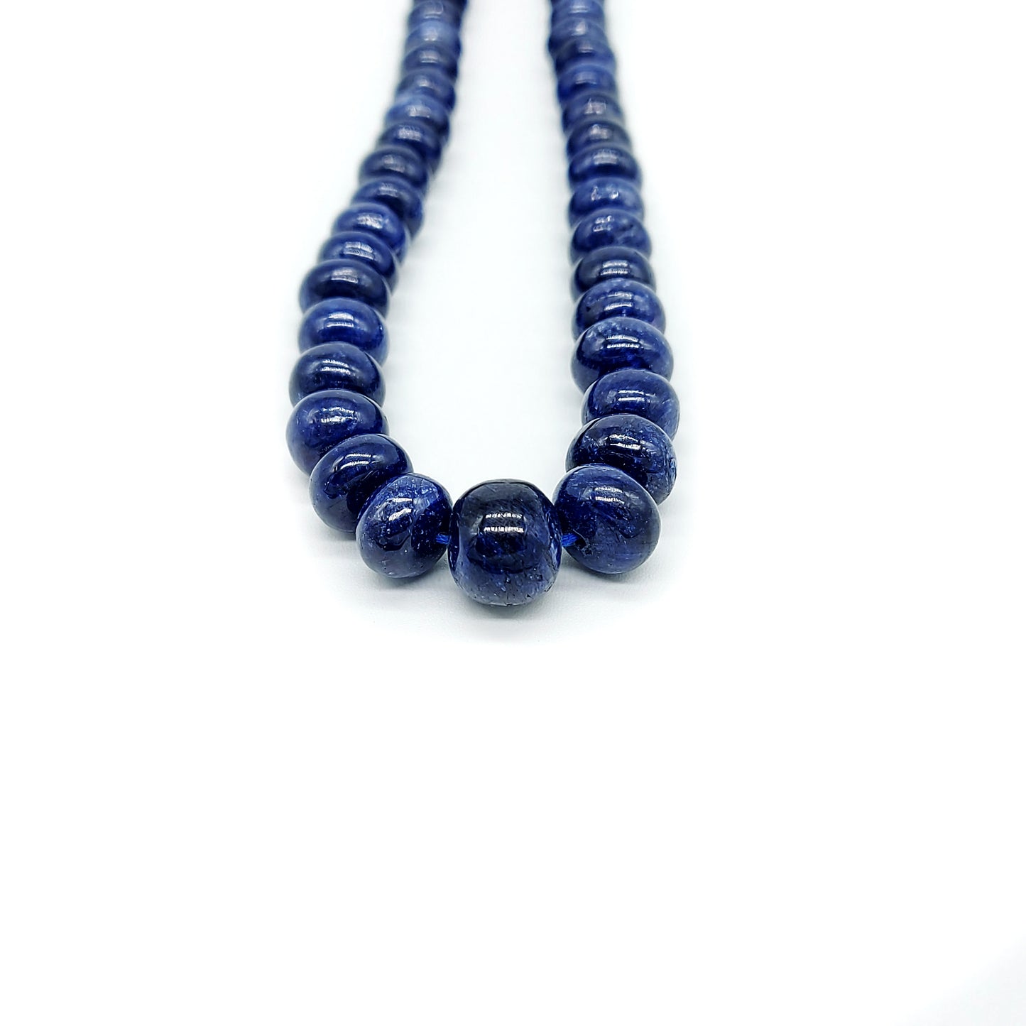 Natural Blue Sapphire Deyd Necklace | Gradual (6-11mm)