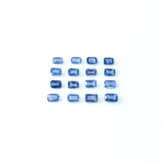 100% Natural Heated Blue Sapphire Ceylon Calibrated Octagons