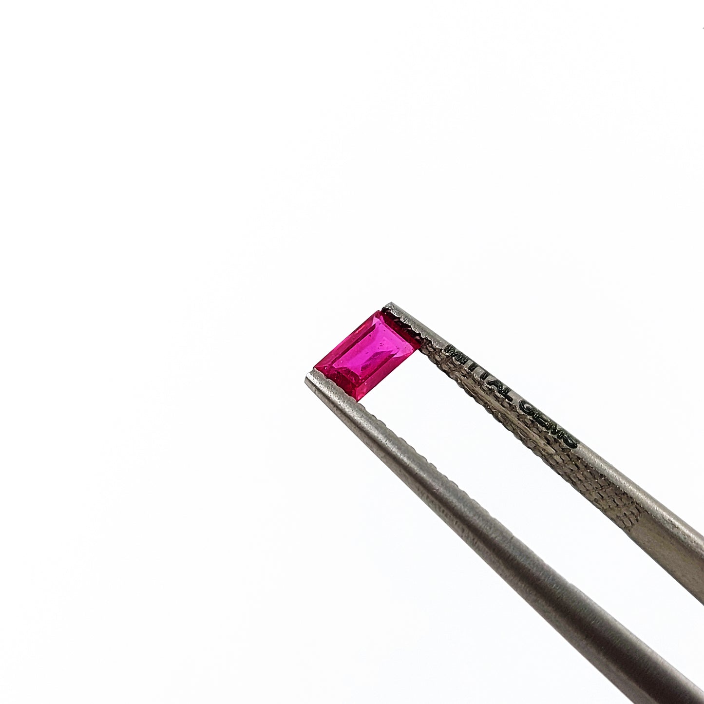 Natural Ruby Calibrated Fissure Filled Baguettes | 3x5mm