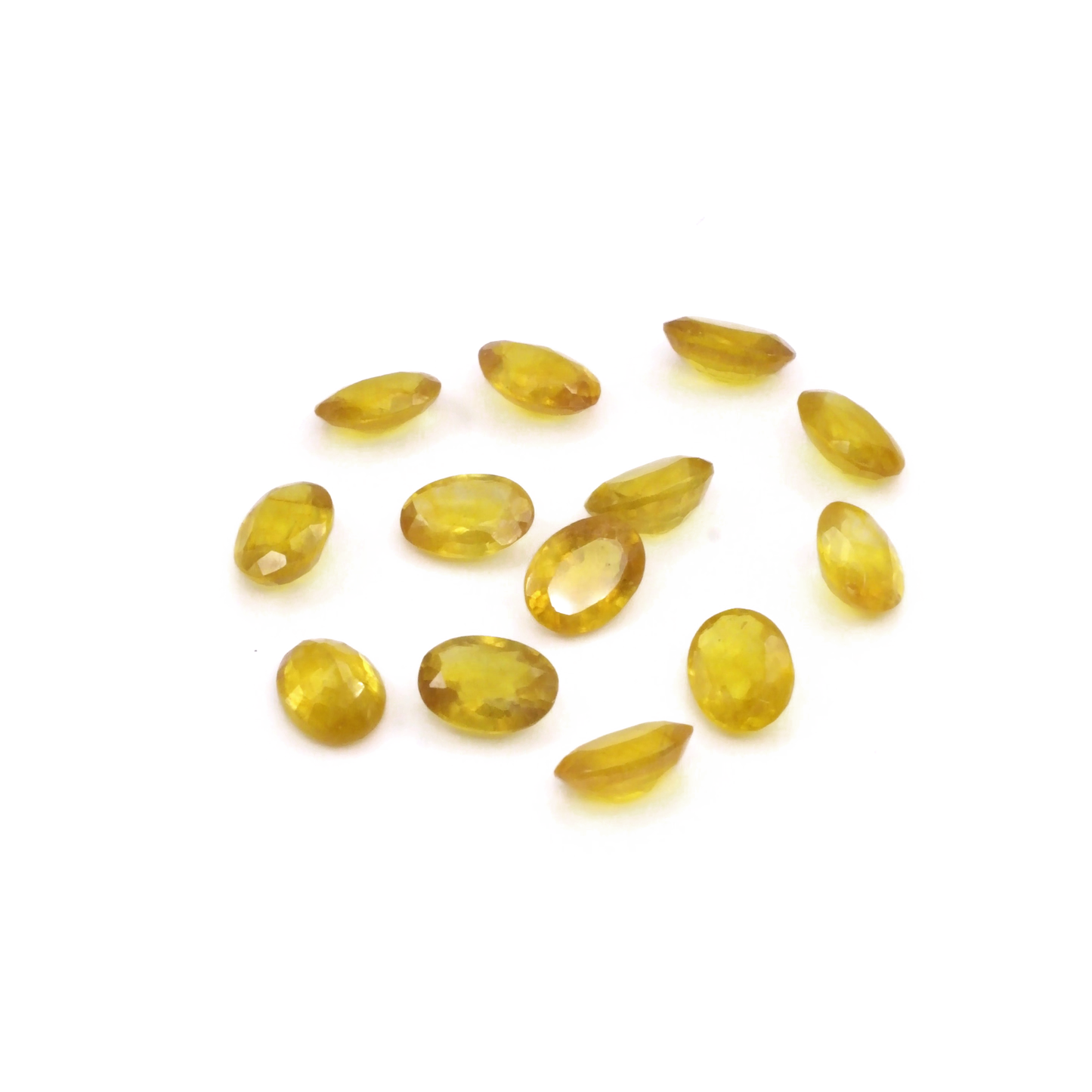 Natural Bangkok Yellow Sapphire Calibrated Ovals | 3x5mm & 6x4mm