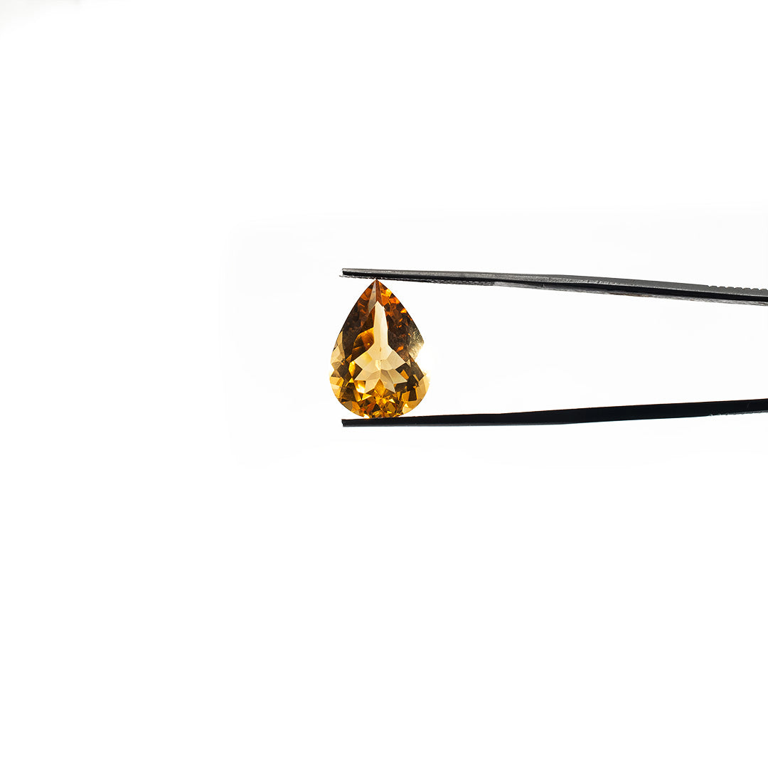 Natural Citrine Calibrated Pears | 5x7mm & 6x8mm