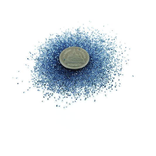 Natural Untreated Blue Sapphire Calibrated Rounds, 1mm