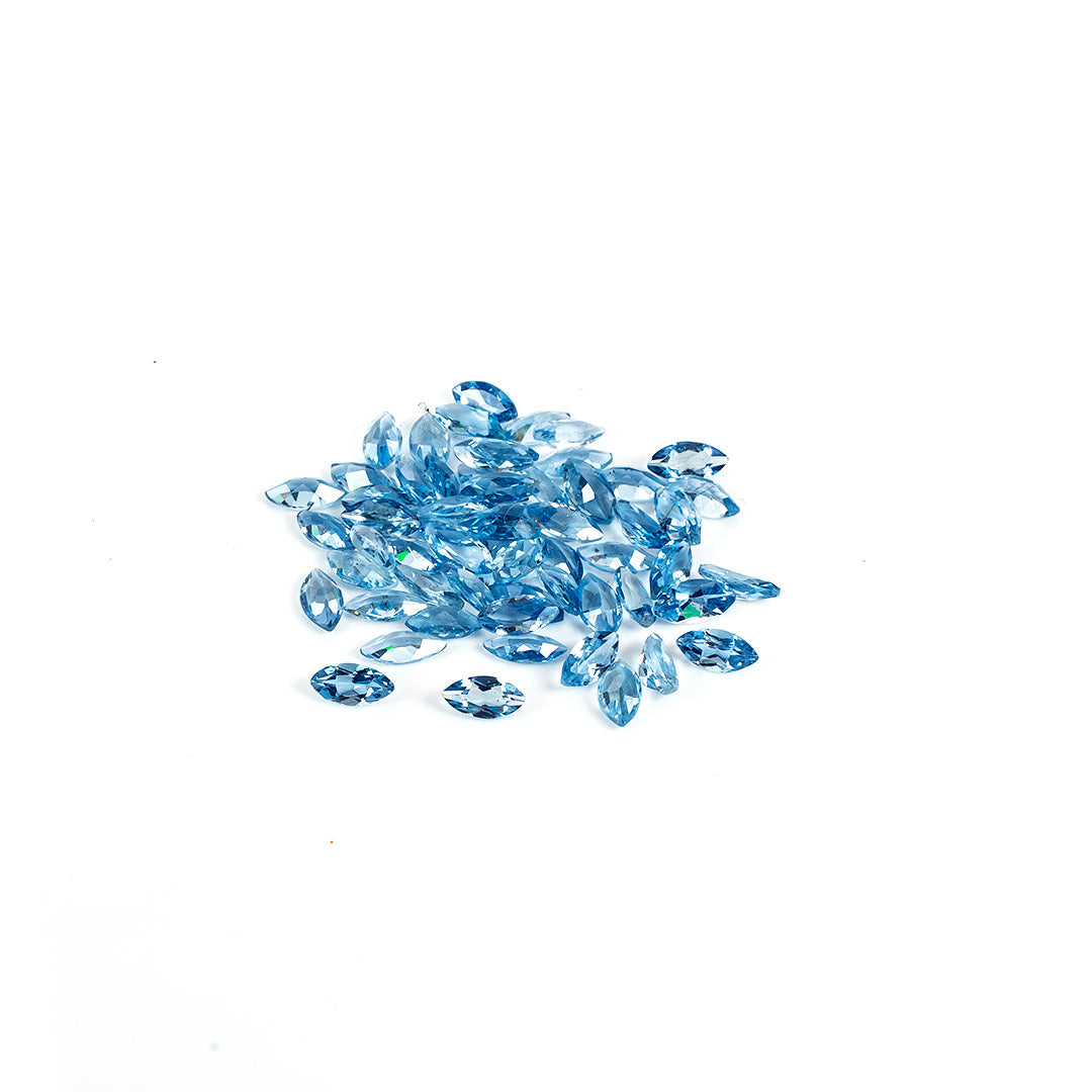 Natural Aquamarine Loose Marquise Cut | 2.5x5mm Picture-1
