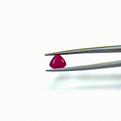 Natural African Untreated Ruby Heart 2.26cts