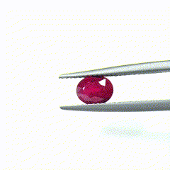 Natural Unheated Ruby Ovals Pair 2.76cts