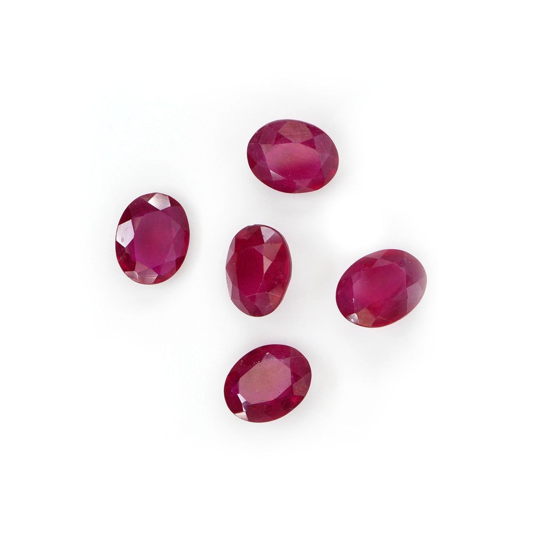 Natural Bangkok Ruby Calibrated Ovals | 9x11mm & 10x12mm