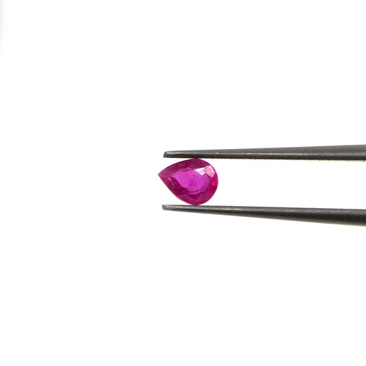 Natural Bangkok Ruby Calibrated Pears | 3x4mm & 4x5mm