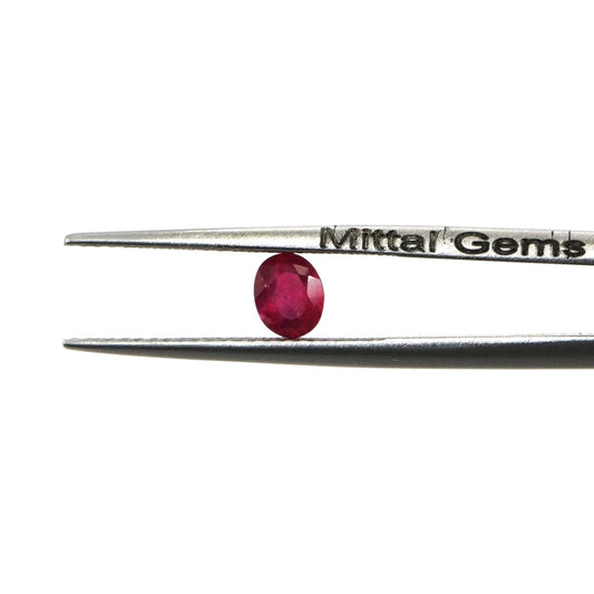 Natural Bangkok Ruby Calibrated Ovals | 3x5mm & 4x6mm