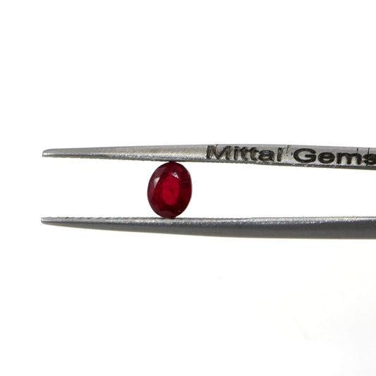 Natural Bangkok Ruby Calibrated Ovals | 5x6mm & 6x7mm