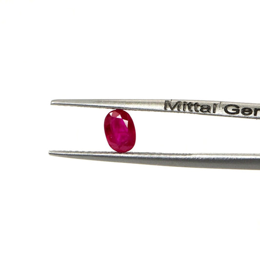 Natural Untreated Mozambique Ruby Calibrated Ovals | 3x5mm & 4x6mm